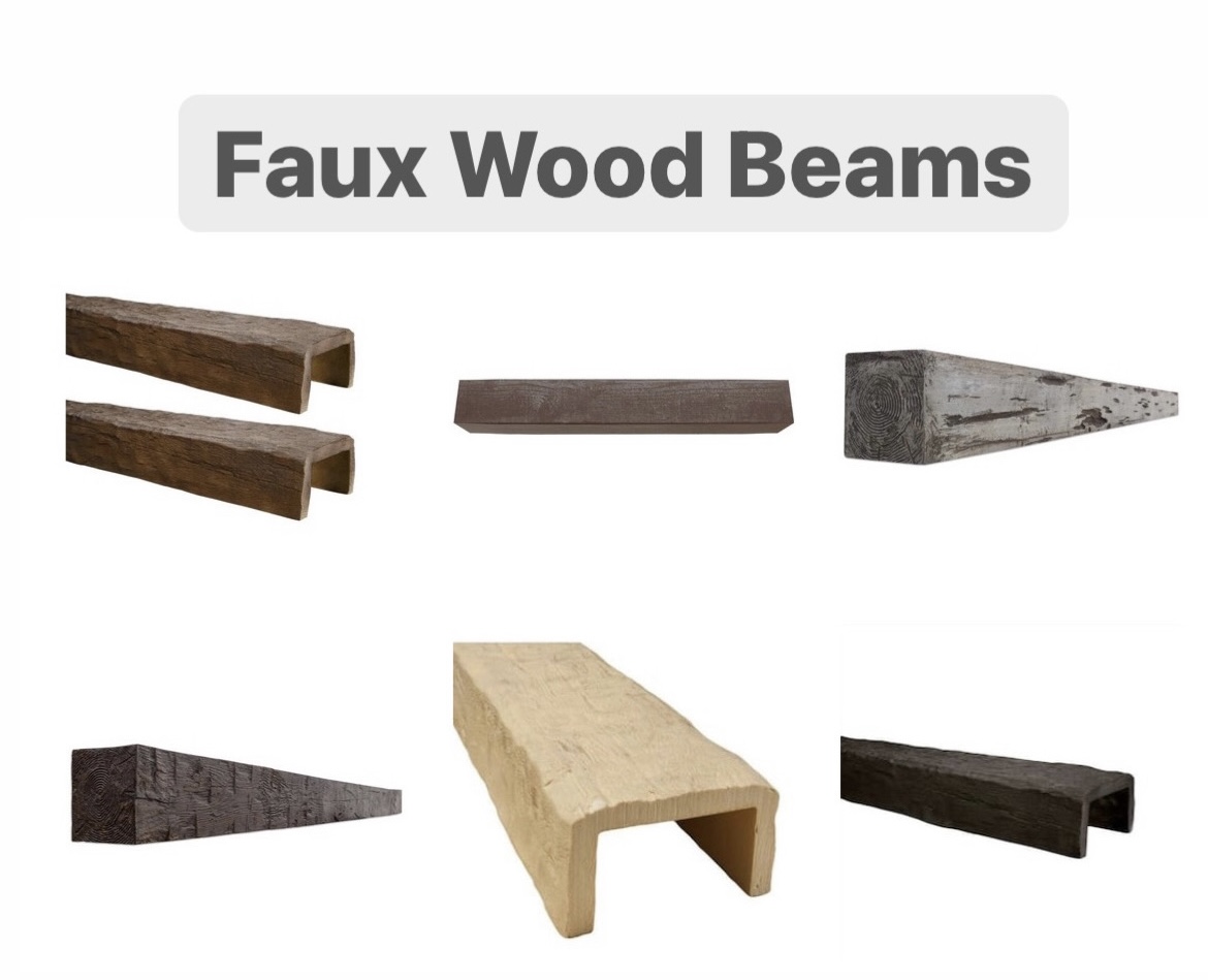 faux wood beams