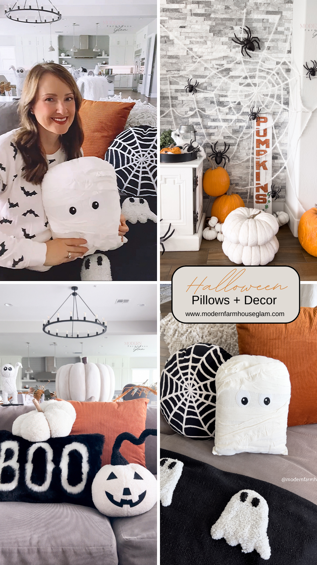 Halloween Pillows & Home Decor for Fall