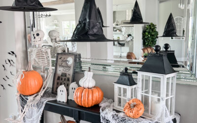 Spooky Cute Halloween Home Decor Ideas at Modern Farmhouse Glam