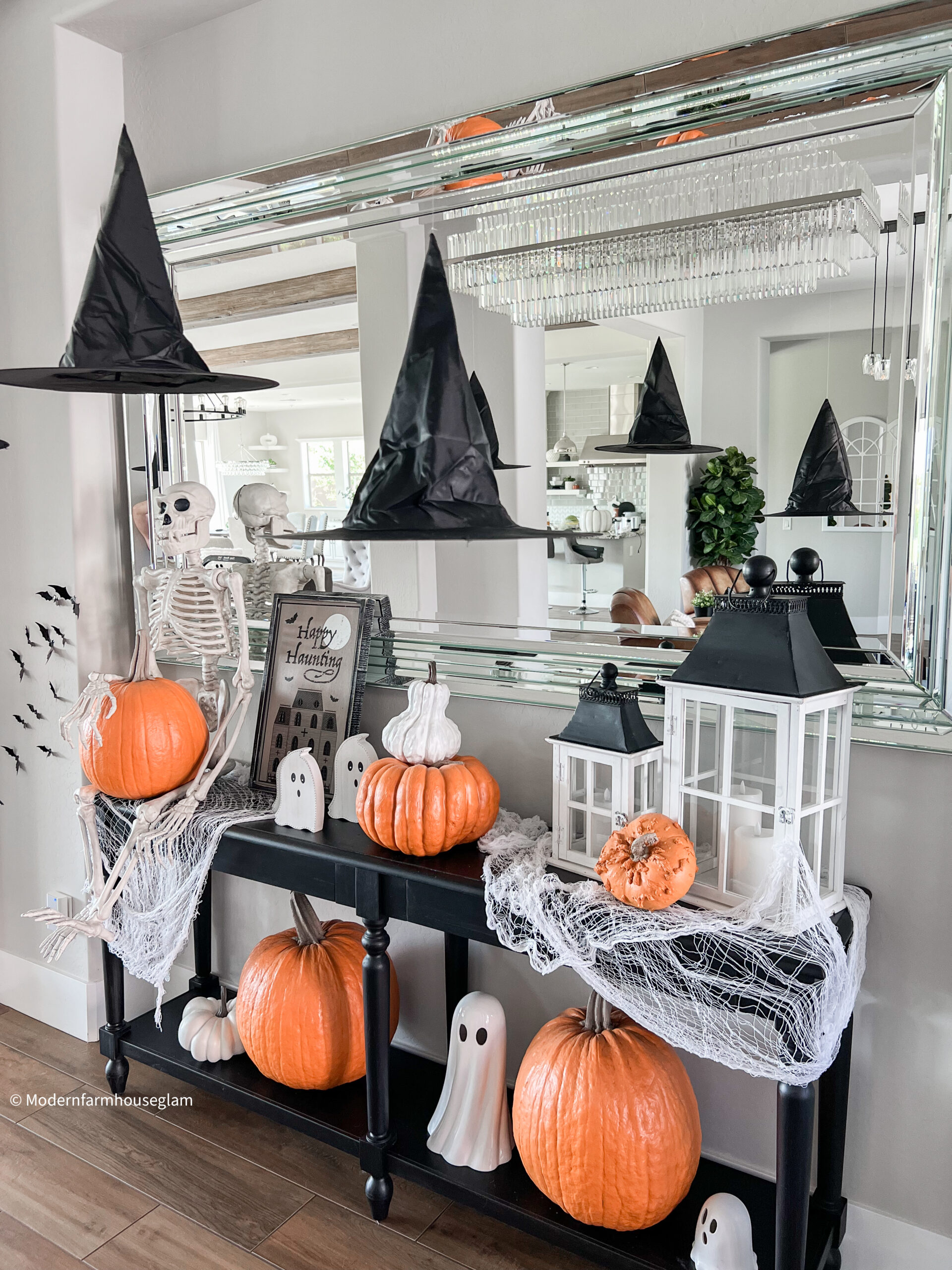Spooky Cute Halloween Home Decor Ideas at Modern Farmhouse Glam ...