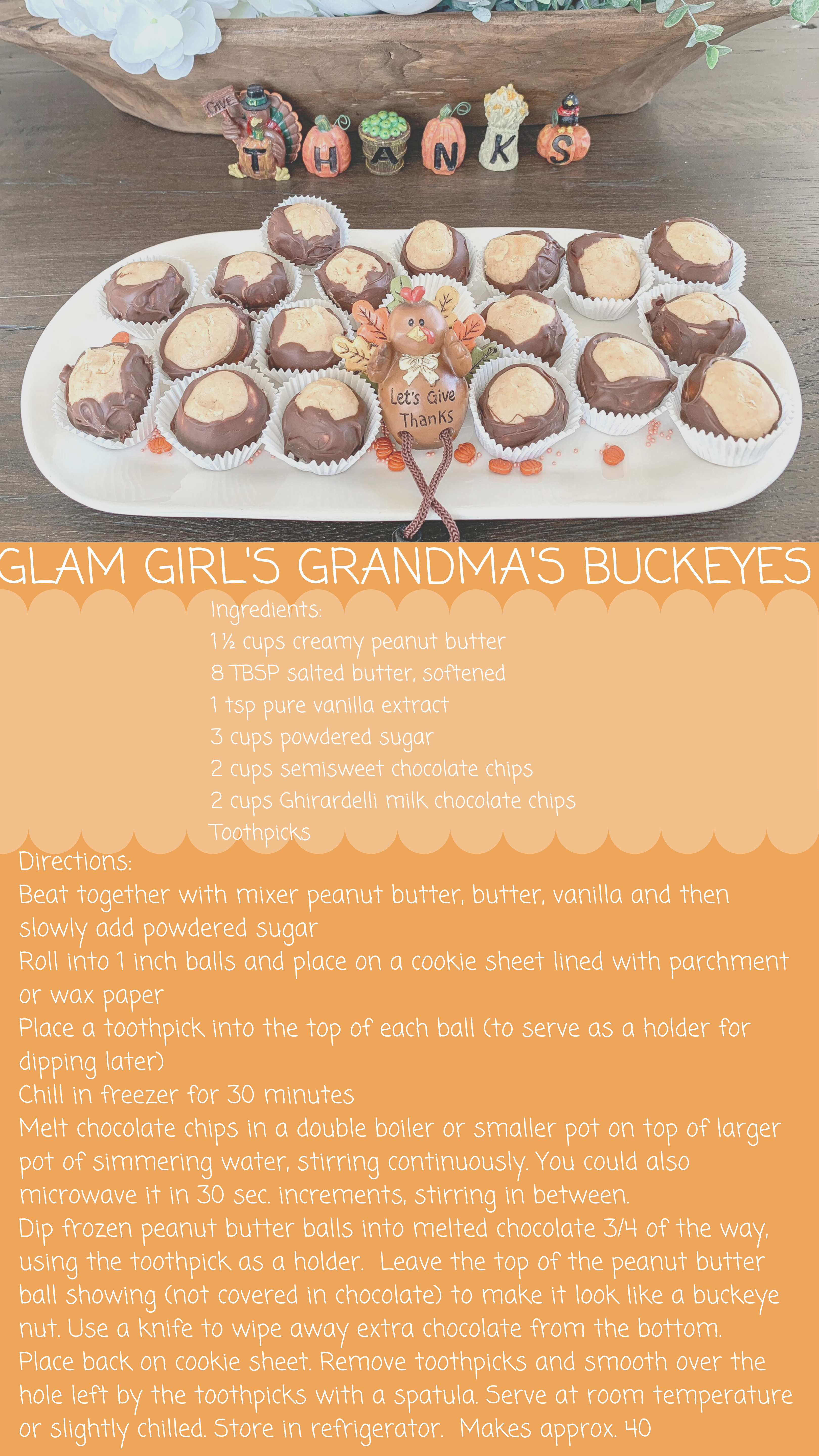 buckeye recipe chocolate peanut butter balls christmas cookies