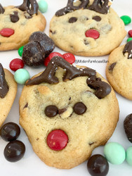 Reindeer Chocolate Chip Cookies-by Glam Girl @ModernFarmhouseGlam