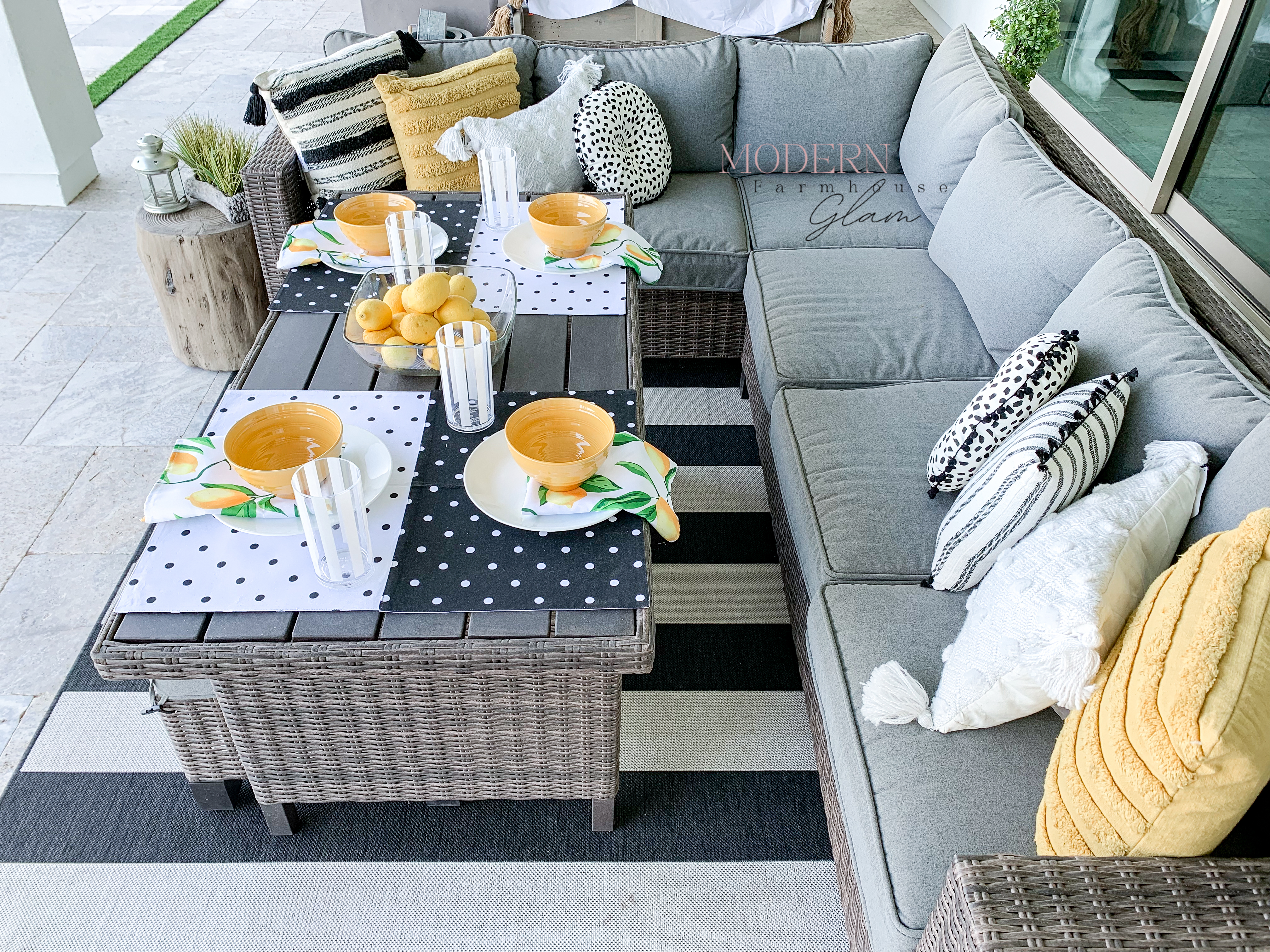 OUTDOOR PATIO FURNITURE 